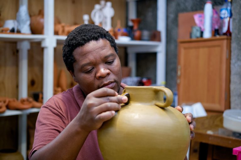 2024-05 - Exhibition - Sibusiso Mthembu x Ande Magoso - Studio Visit-05